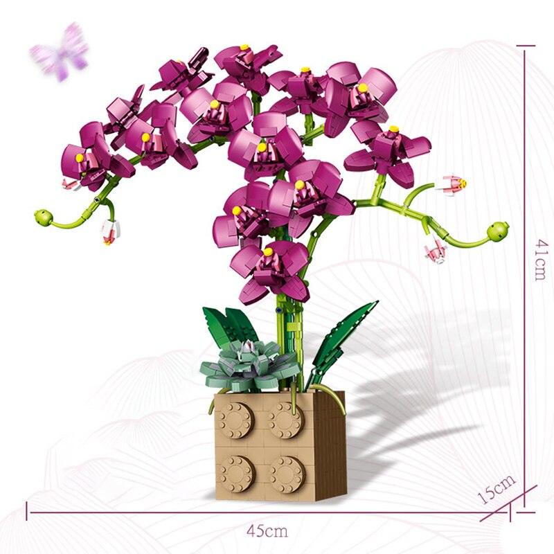 Lisslune | Create your own beautiful orchid bouquet with this DIY flower craft kit