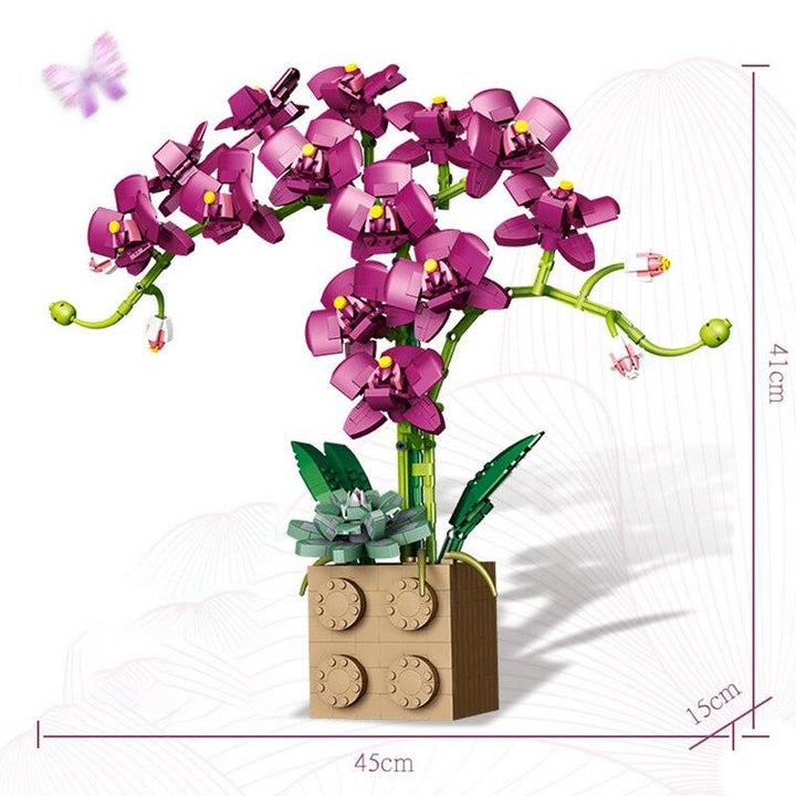 Lisslune | Create your own beautiful orchid bouquet with this DIY flower craft kit