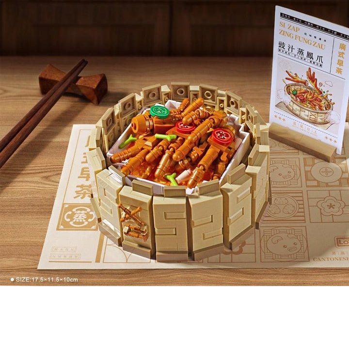 Lisslune | Cantonese Dim Sum Delight Mini Construction Set - Elite Culinary Experience