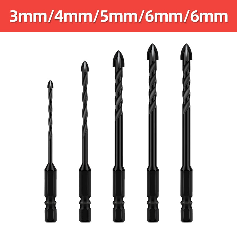Lisslune | Heavy-Duty Mega Ultimate Cross Hex Drill Bit Set