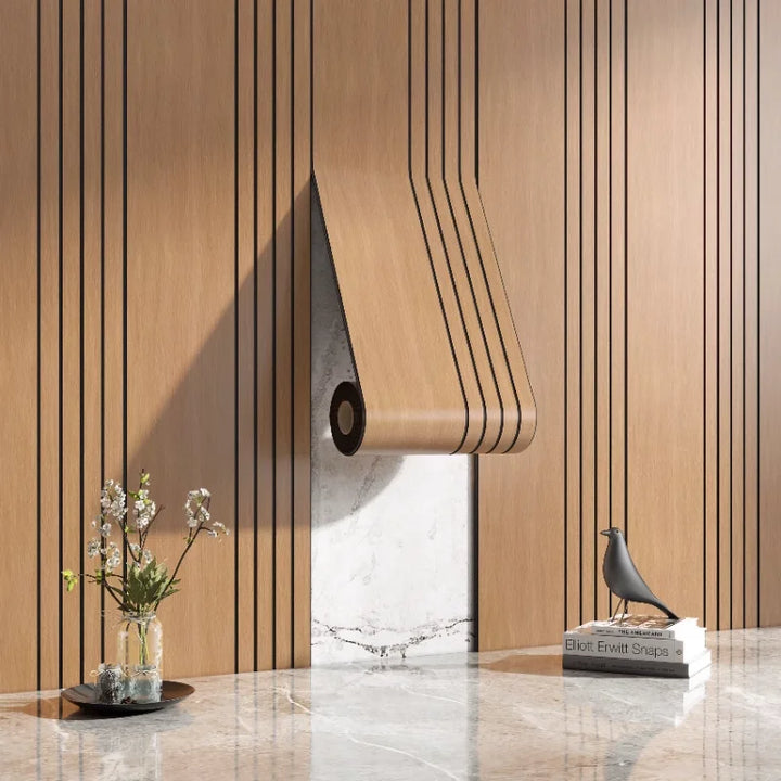 Lisslune | Self-Adhesive 3D Wood Pattern Wall Panels