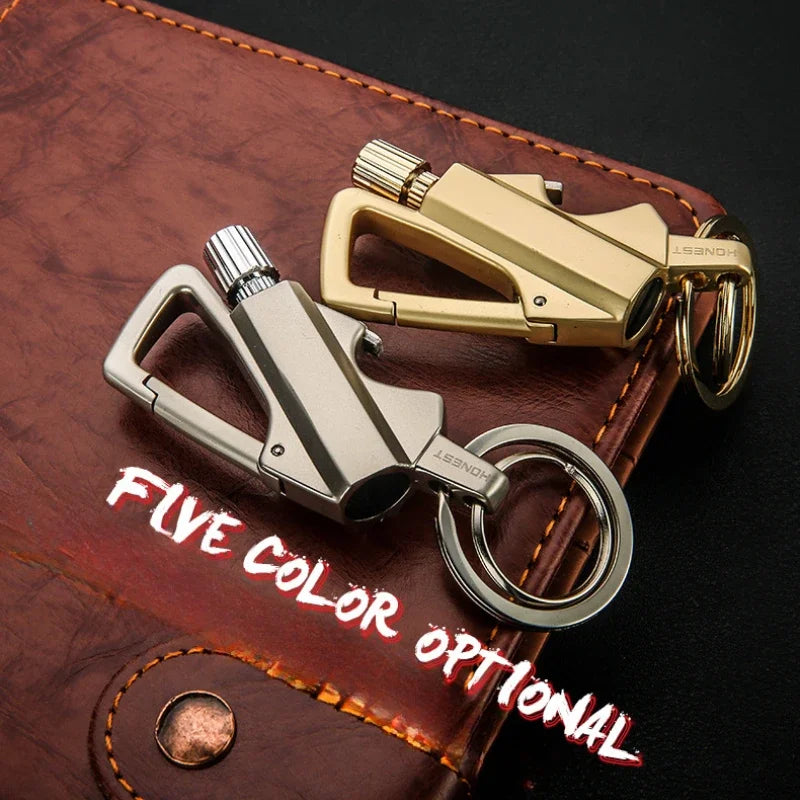 Lisslune | FlareKey – Multifunction Keychain Lighter | Windproof Kerosene Lighter for Outdoor & Everyday Use