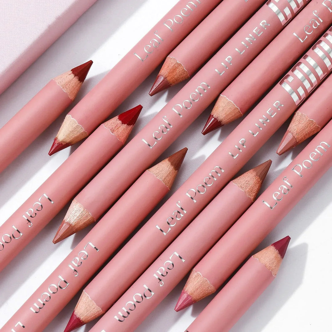 Rynx | 12 Color Matte Lipliner Pencil Waterproof Plumping Stain Lipstick Natural Nude Pink Lip Contours Pro Outline The Lips Contour Makeup