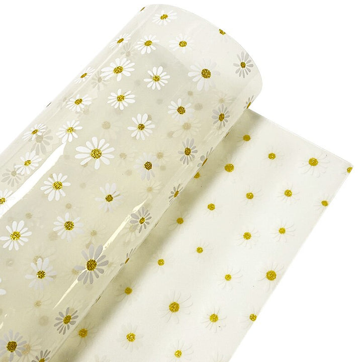 Lisslune | Floral Elegance PVC Craft Film for Creative Home Decor and DIY Projects