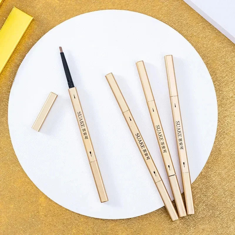Rynx | Waterproof Eyebrow Boosting Pencil with Double-Ended Pencil and Brush Long-Lasting Eyebrow Cosmetics Easy-to-Wear Makeup for Women