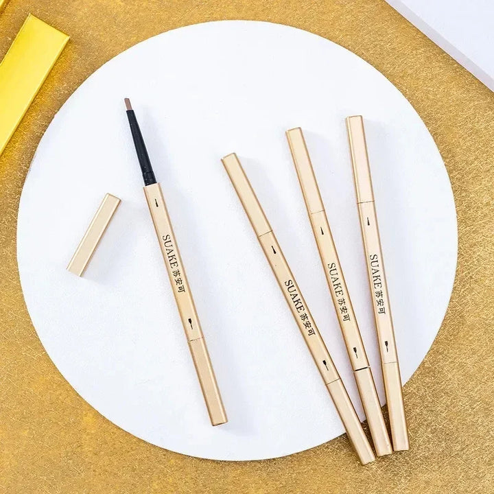 Rynx | Waterproof Eyebrow Boosting Pencil with Double-Ended Pencil and Brush Long-Lasting Eyebrow Cosmetics Easy-to-Wear Makeup for Women