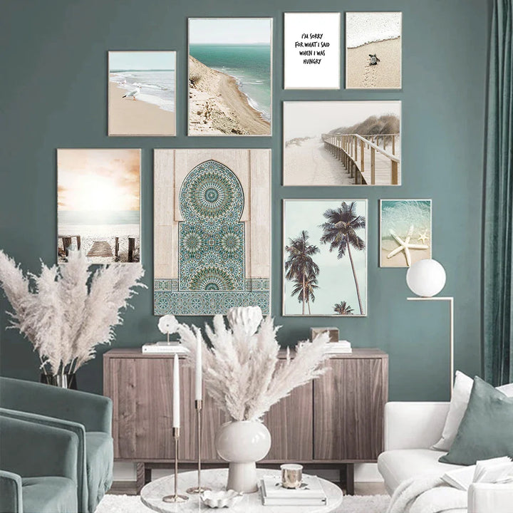 Lisslune | Beach Canvas Poster