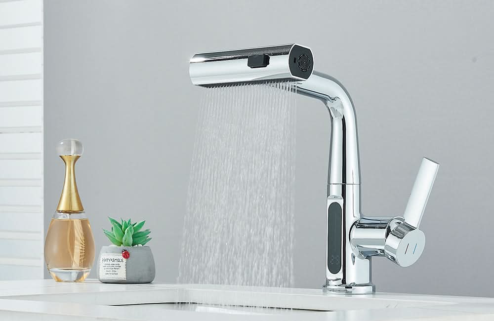 Lisslune | LUXOR - Modern digital washbasin tap