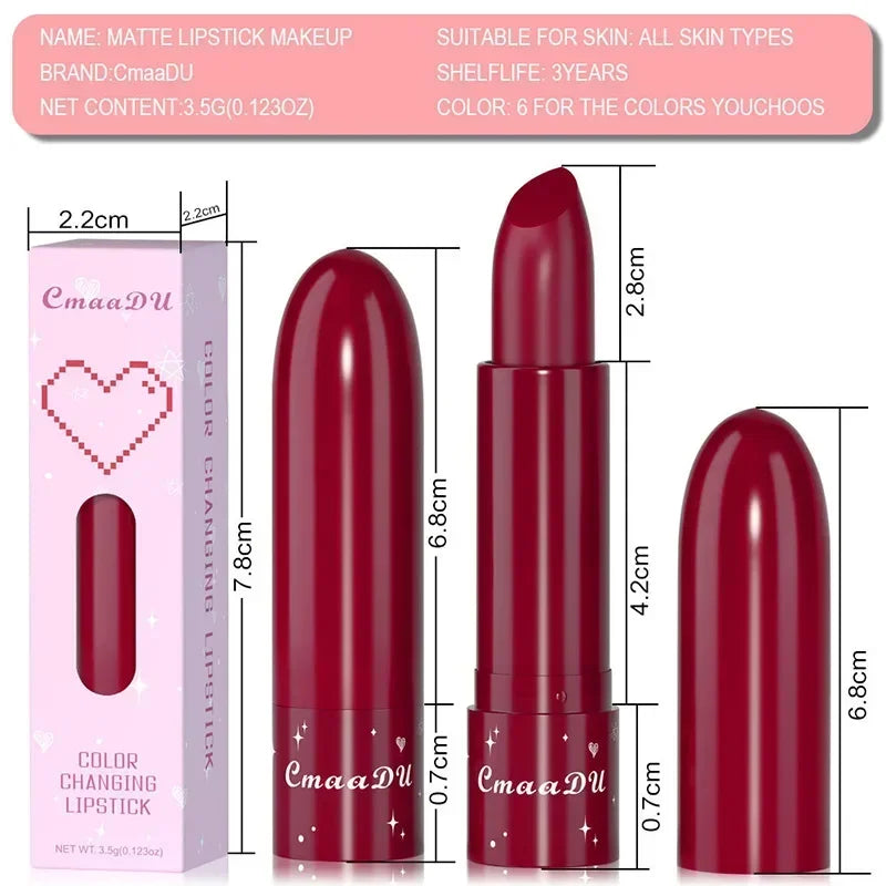 Rynx |6Color Waterproof Fruit Color Toning Gloss Changing Moisturizing Nourishing Glow Play Lip Balm Lip Color Care