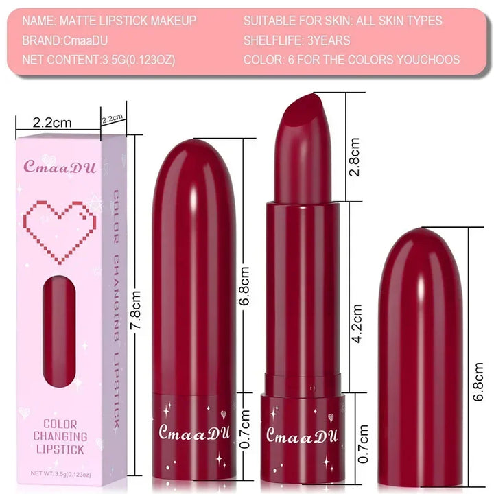 Rynx |6Color Waterproof Fruit Color Toning Gloss Changing Moisturizing Nourishing Glow Play Lip Balm Lip Color Care