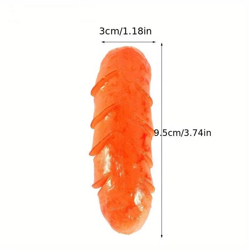 Lisslune | Cheerful Grilled Sausage Keychain - Fun PVC Kitchen Gadget and Unique Charm