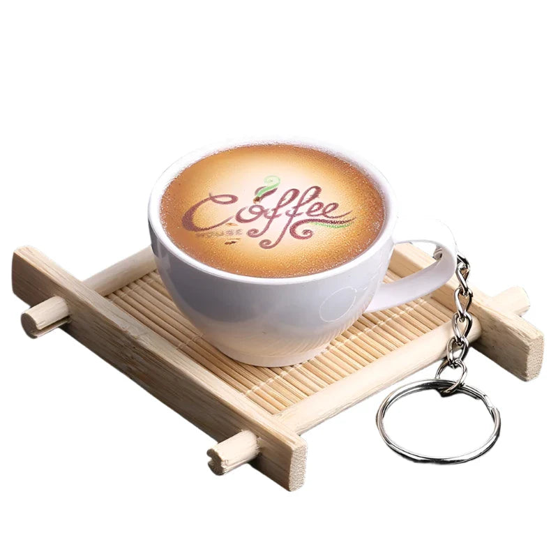 Lisslune | Charming miniature resin coffee and tea cup display model for playful decoration