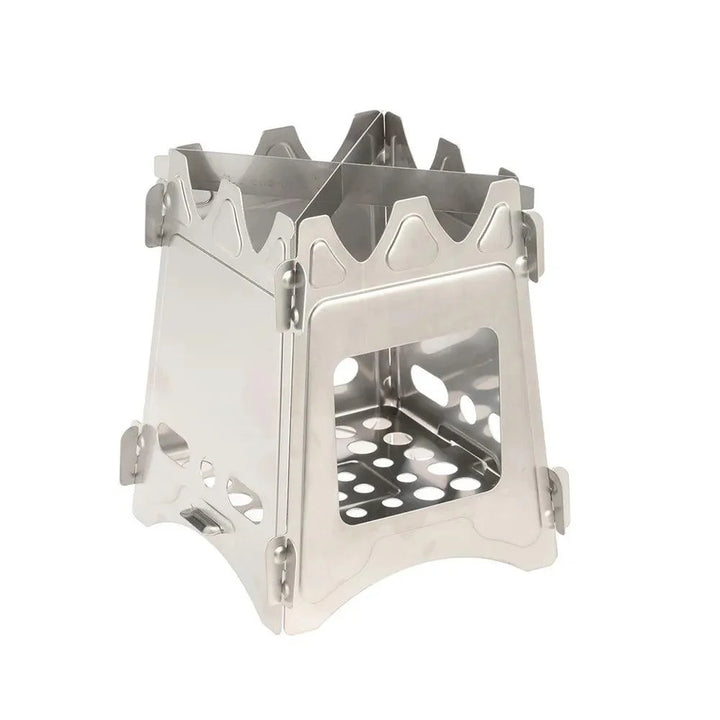 Lisslune | Compact Outdoor Stainless Steel Camping Stove - Perfect for Hiking and Cooking in the Wild