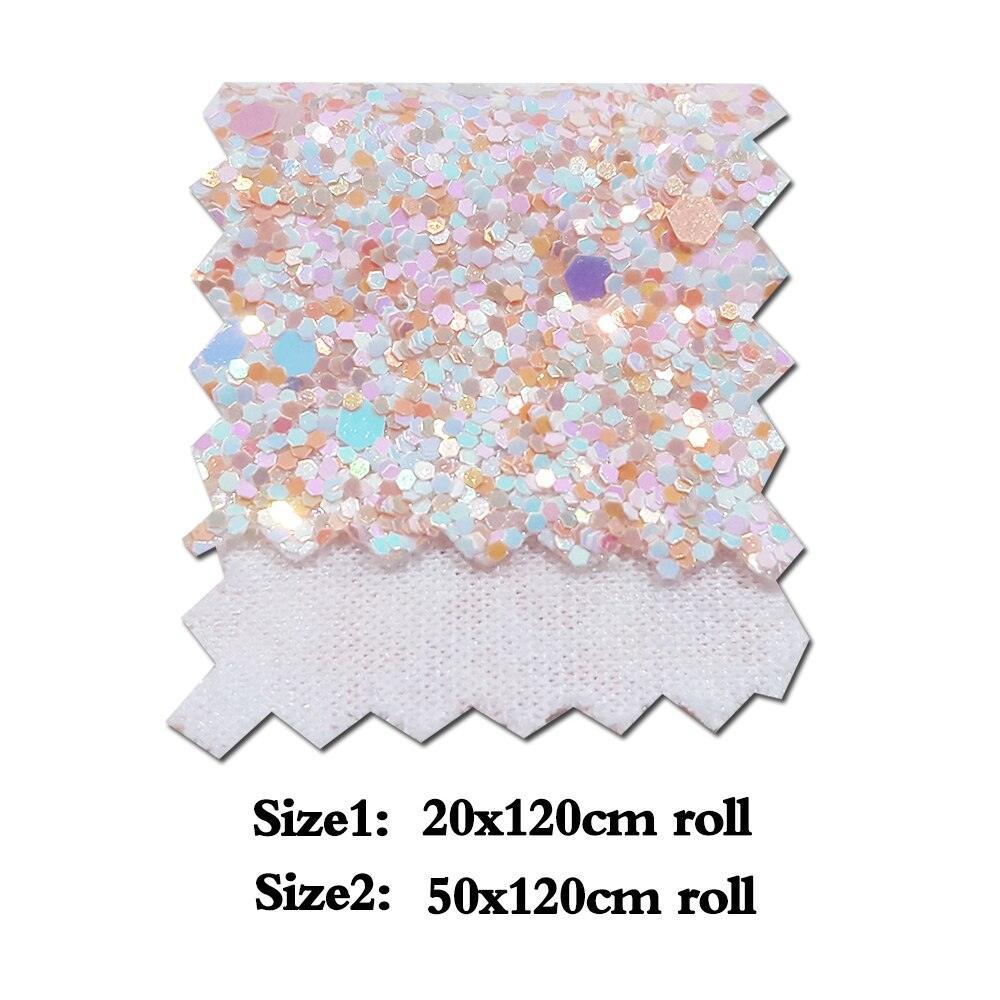 Lisslune | Sparkling Chunky Glitter Fabric Roll - Create a Creative Fantasy