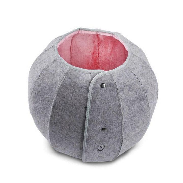 Lisslune | Cozy Conch Cat Shelter & Multifunctional Play Tunnel: The Perfect Escape for Your Friendly Cat