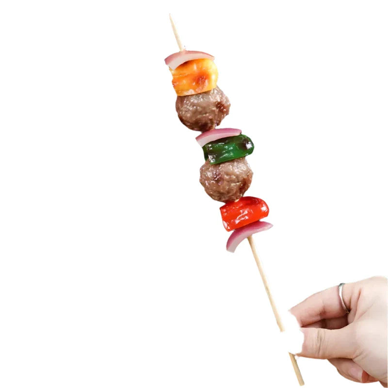 Lisslune | Realistic Barbecue Simulation Skewers for Creative Cooking Displays and Fun Play