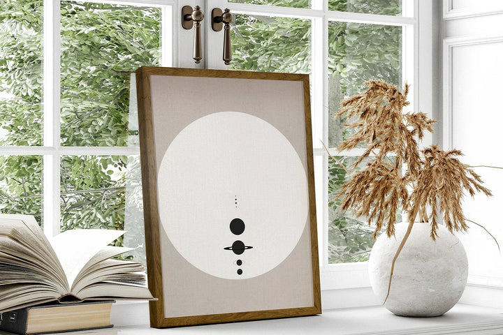 Lisslune | System Minimalistic Canvas Print