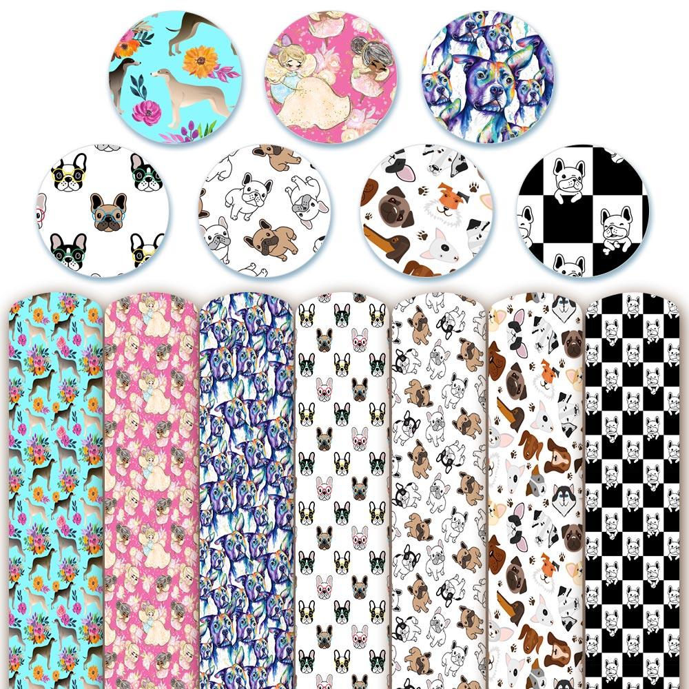 Lisslune | Puppy Pals Synthetic Leather Craft Set with adorable dog prints