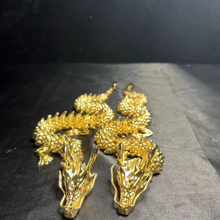 Lisslune | Mystic Scales 3D Brass Dragon Home Decor