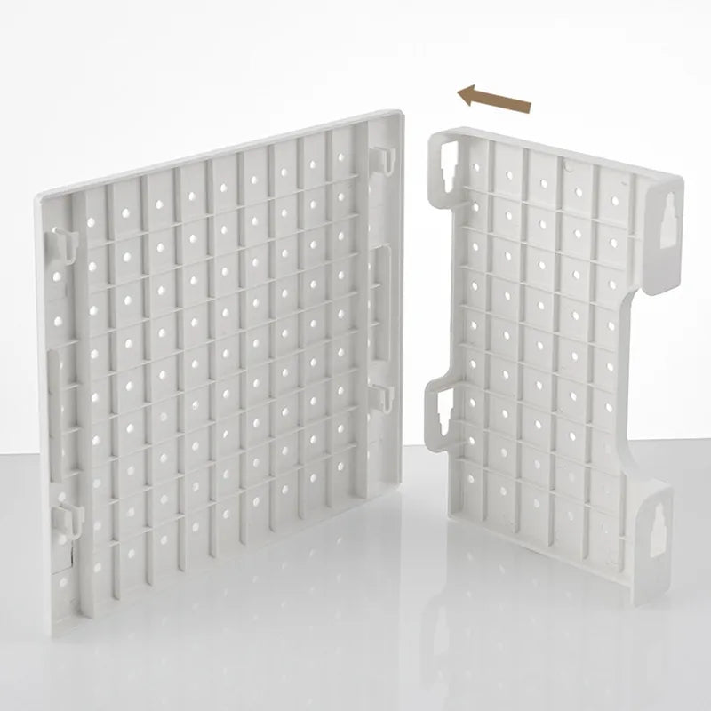 Lisslune | Kitchen Organizer Wall-Mounted Hole Board Storage Rack
