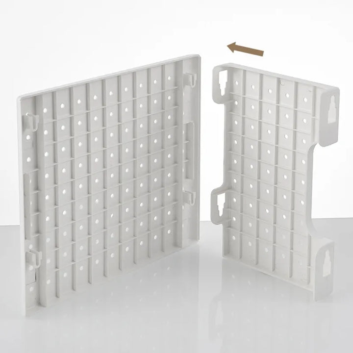 Lisslune | Kitchen Organizer Wall-Mounted Hole Board Storage Rack