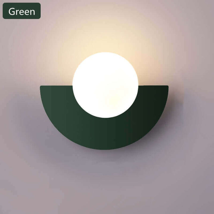 Lisslune | Half Moon Metal Wall Light. Available in 2 different sizes and various colors.