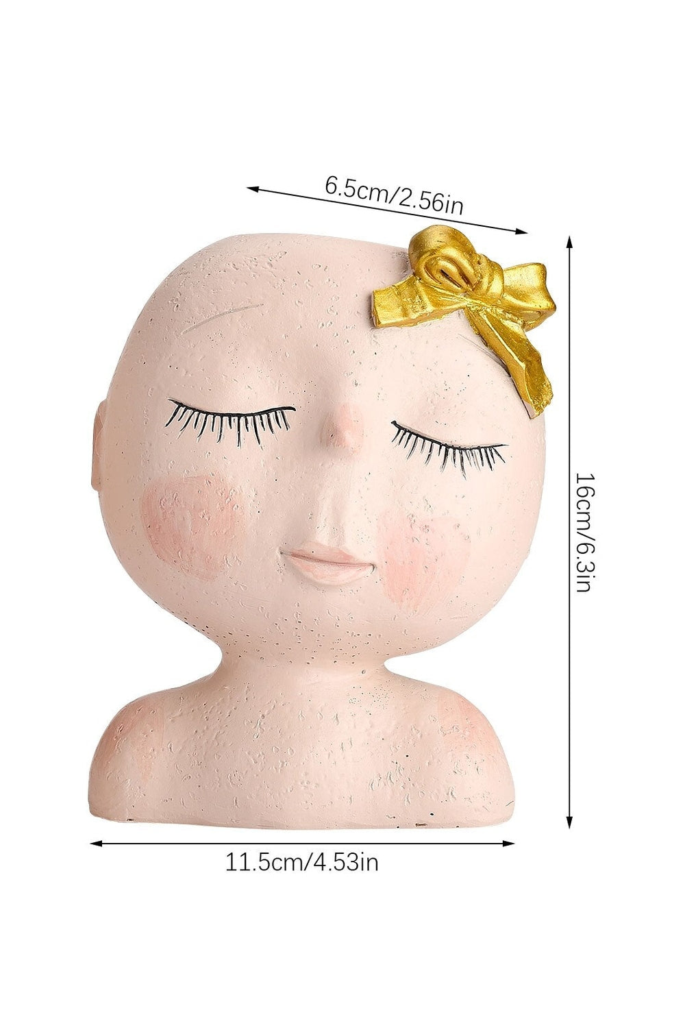 Lisslune | Resin Head Plant Holder