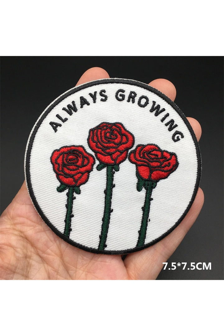 Lisslune | Punk embroidered patch set