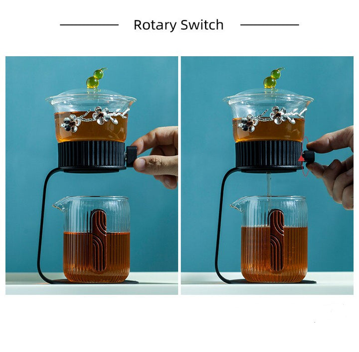 Lisslune | Ancient Mystery Leaf Glass Teapot
