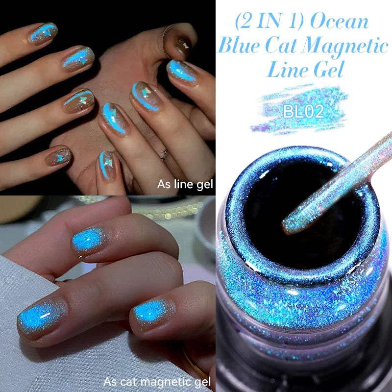 Rynx | 5ML Silver Metallic Painter Liner Gel Nail Polish Super Bright Mirror Drawing Gel Semi Permanent Line French Nail Art