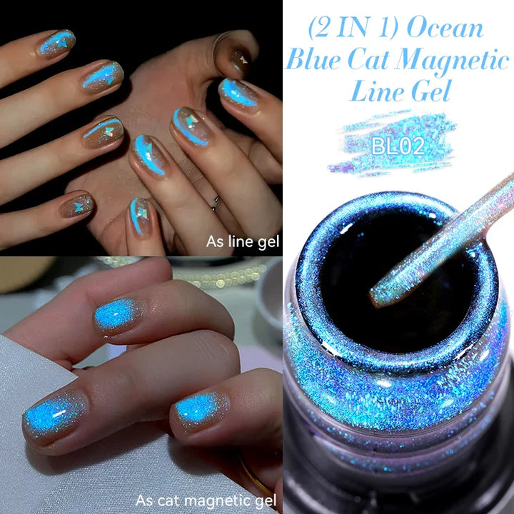Rynx | 5ML Silver Metallic Painter Liner Gel Nail Polish Super Bright Mirror Drawing Gel Semi Permanent Line French Nail Art