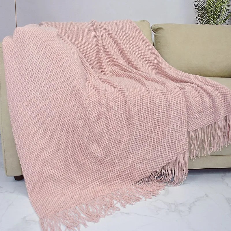 Lisslune | Autumn knitted blanket