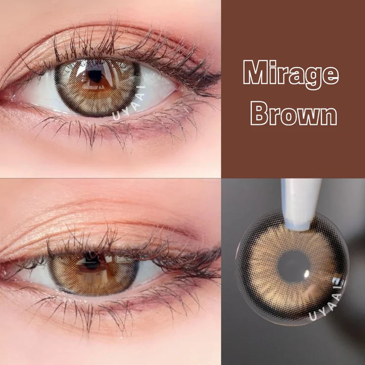 Rynx | 1 Pair Colored Contact Lenses for the Eyes Free Shipping Brown Lens Blue Lenses Gray Contact Lenses Fashion Lenses Korean Lenses