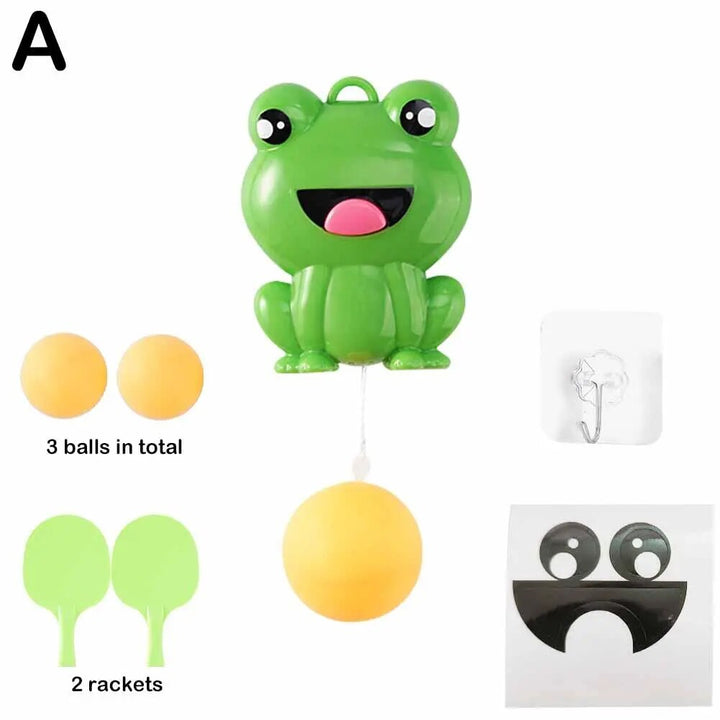 Lisslune | Froggy Paddle Play Indoor Table Tennis Trainer Set