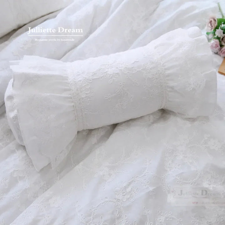 Rynx Lace Ruffle Pillowcases Home Decor Bedding Pillowcase Bed Pillow Candy Pillow Princess Lumbar Pillow Sofa Throw Pillow