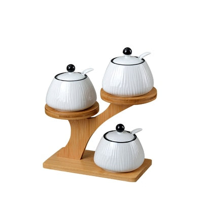 Lisslune | Nordic Touch Ceramic Smart Seasoning Set
