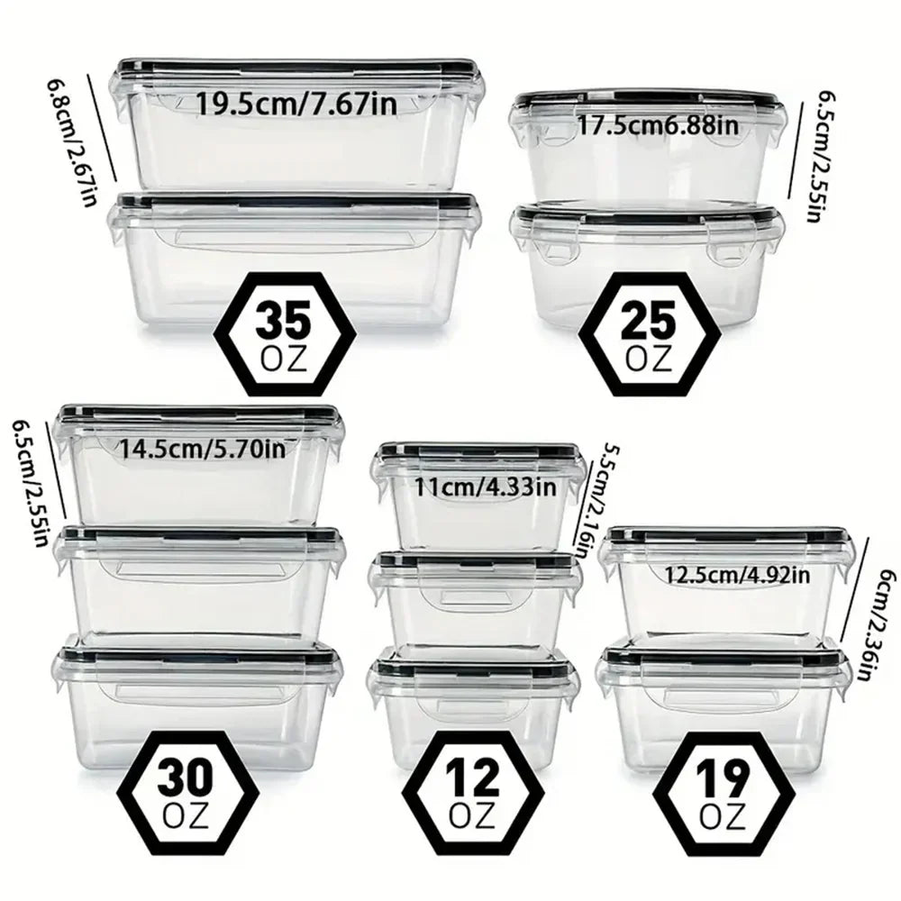 Lisslune | 12-piece Food Container Set - FoodSaver