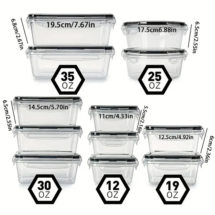Lisslune | 12-piece Food Container Set - FoodSaver