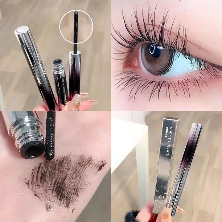 Rynx | Black Metal Beam Type Head Mascara 3D Extended Eyelashes Extra Volume Waterproof Natural Eyelashes Women Makeup Korean Cosmetics