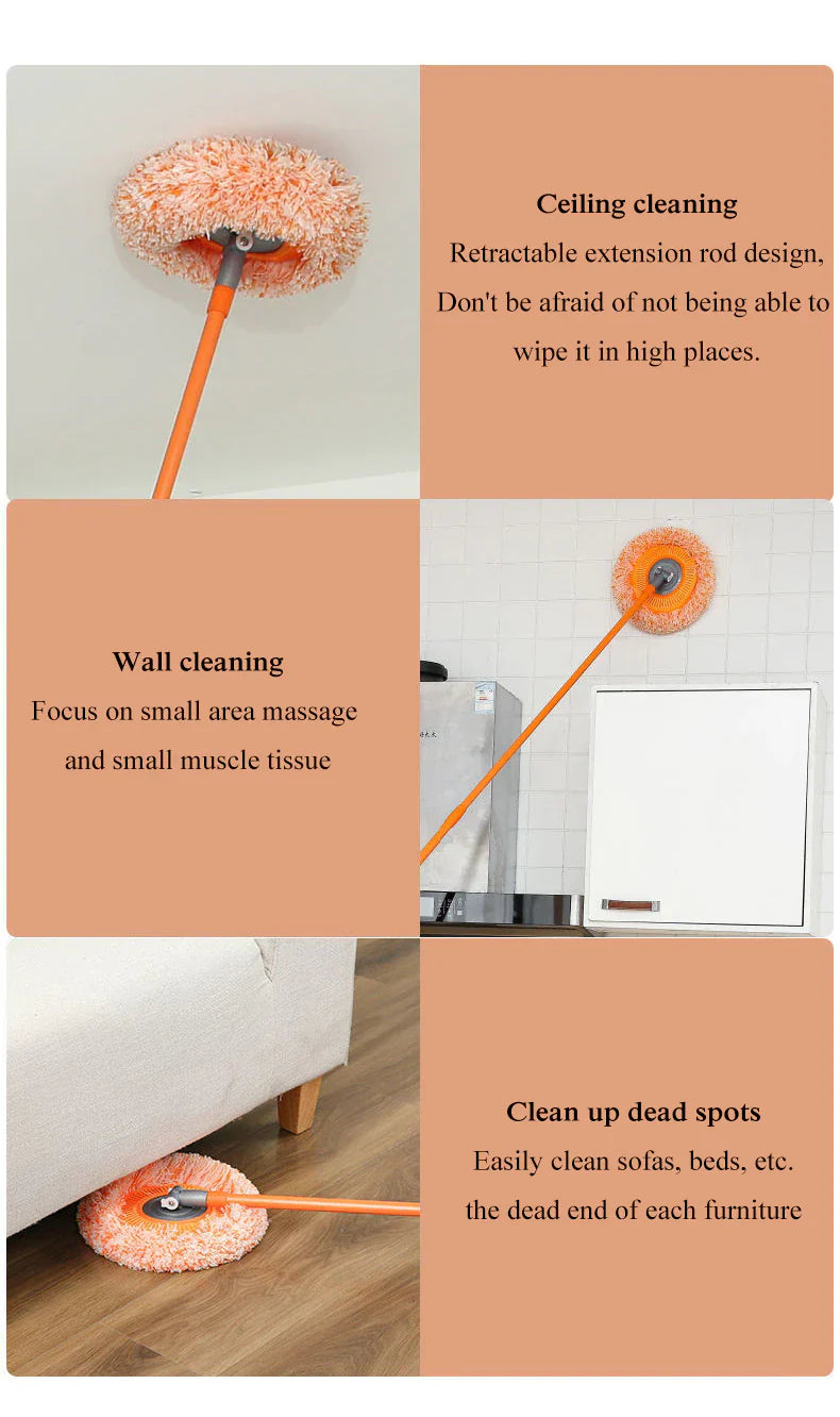 Lisslune | 360 Degree Rotating Microfiber Magic Floor Mop