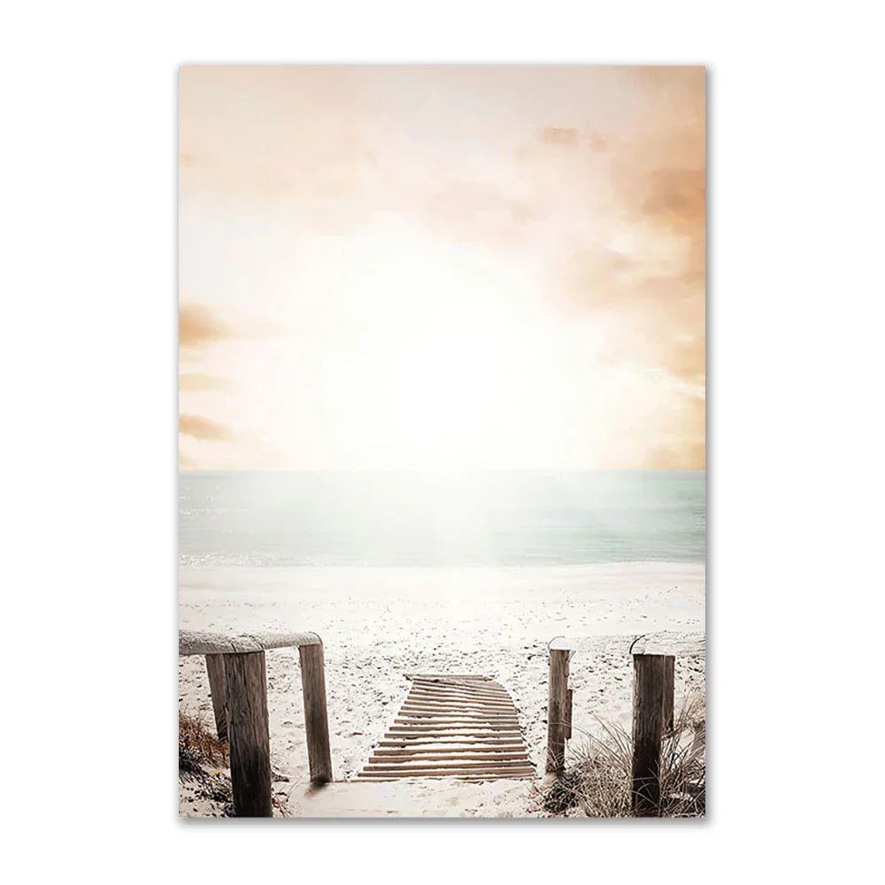 Lisslune | Beach Canvas Poster