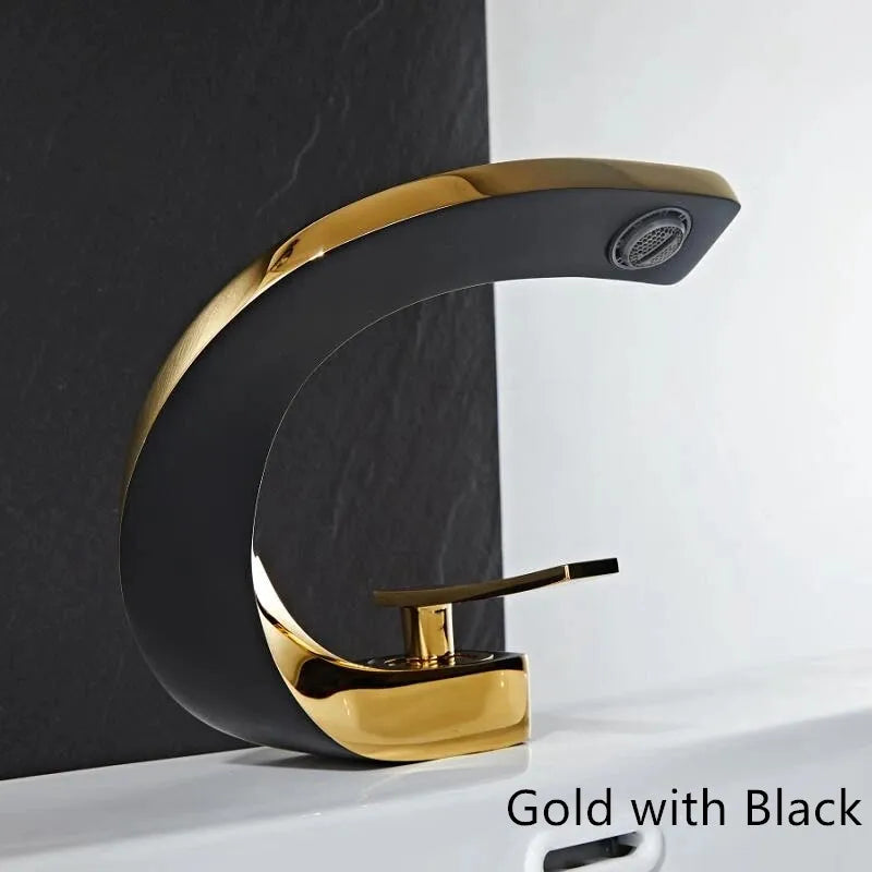 Lisslune | Nordic Arch Artistic Deck Mounted Faucet