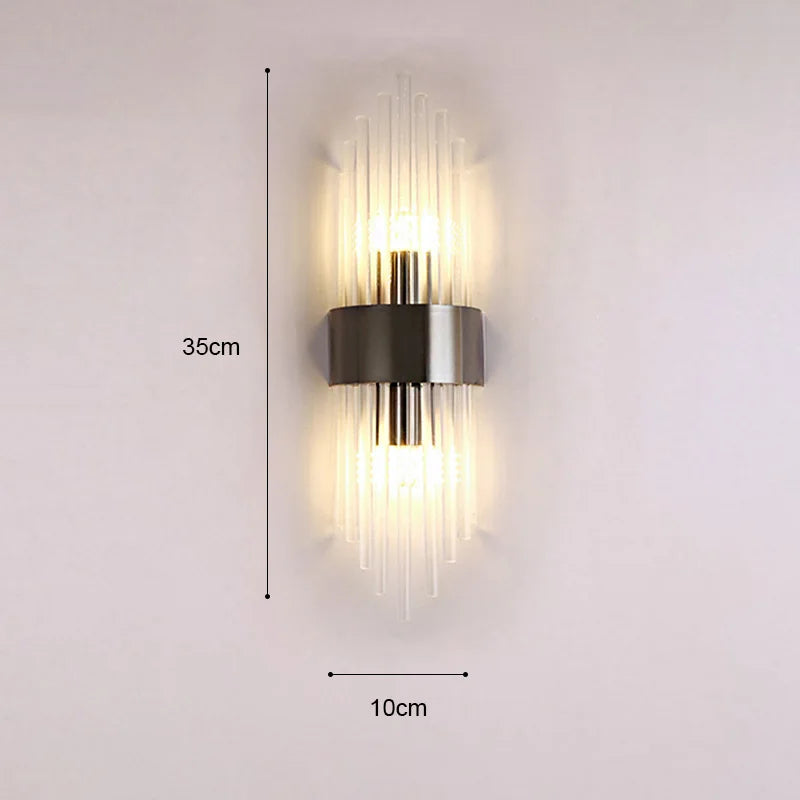 Lisslune | GoldenLuxe Elegant LED Wall Lamp | Luxurious Design in Gold | Stylish Wall Lighting