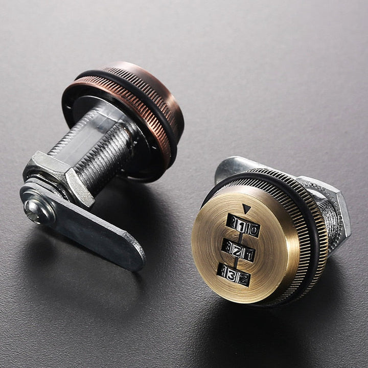 Lisslune | 3-Digit Mechanical Password Cabinet Lock