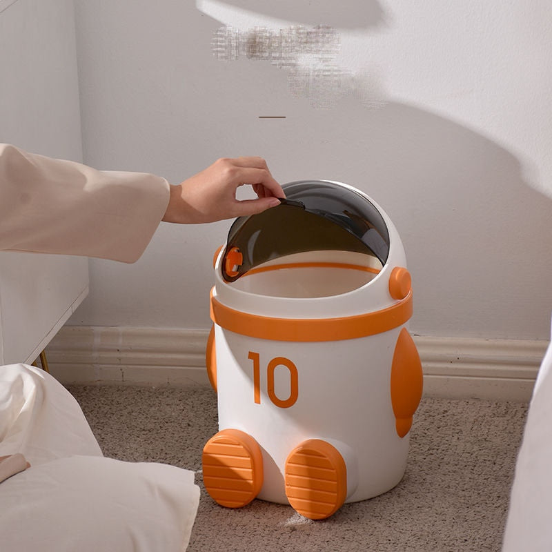 Lisslune | Mini Astronaut Shape Cute Office Trash Can