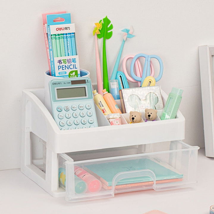 Lisslune | Tidy Tower Desk Organizer Storage Box