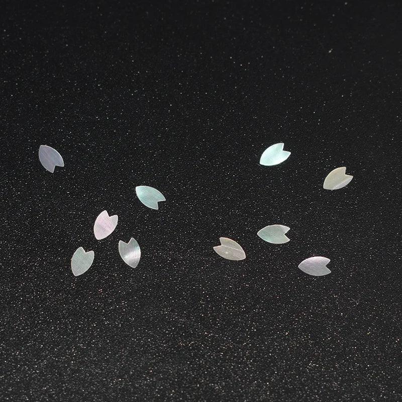 Lisslune | Stunning natural abalone shell fish tail pieces for creative jewelry and instrument inlays