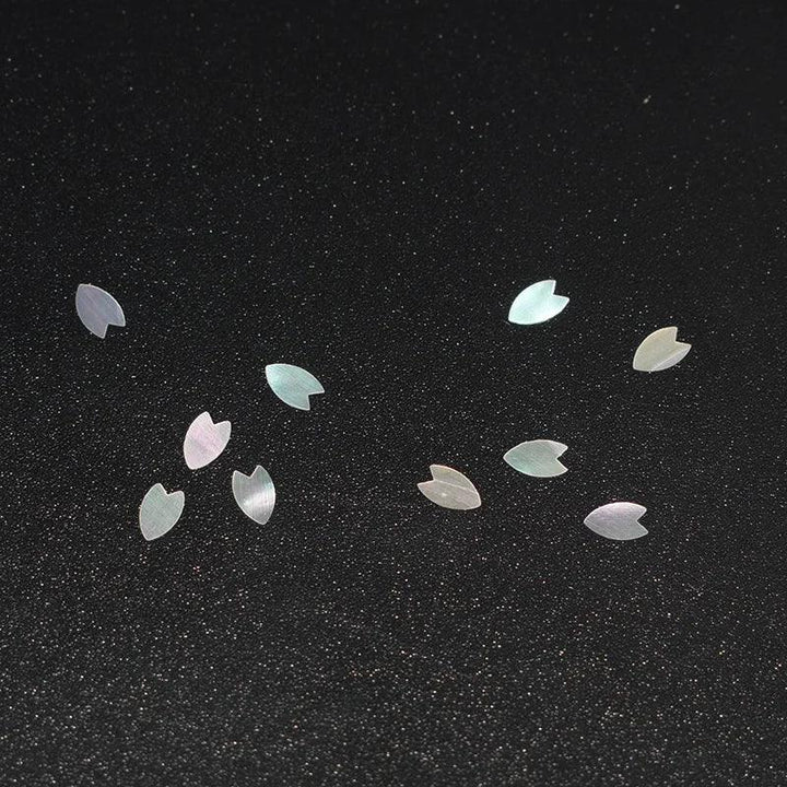 Lisslune | Stunning natural abalone shell fish tail pieces for creative jewelry and instrument inlays