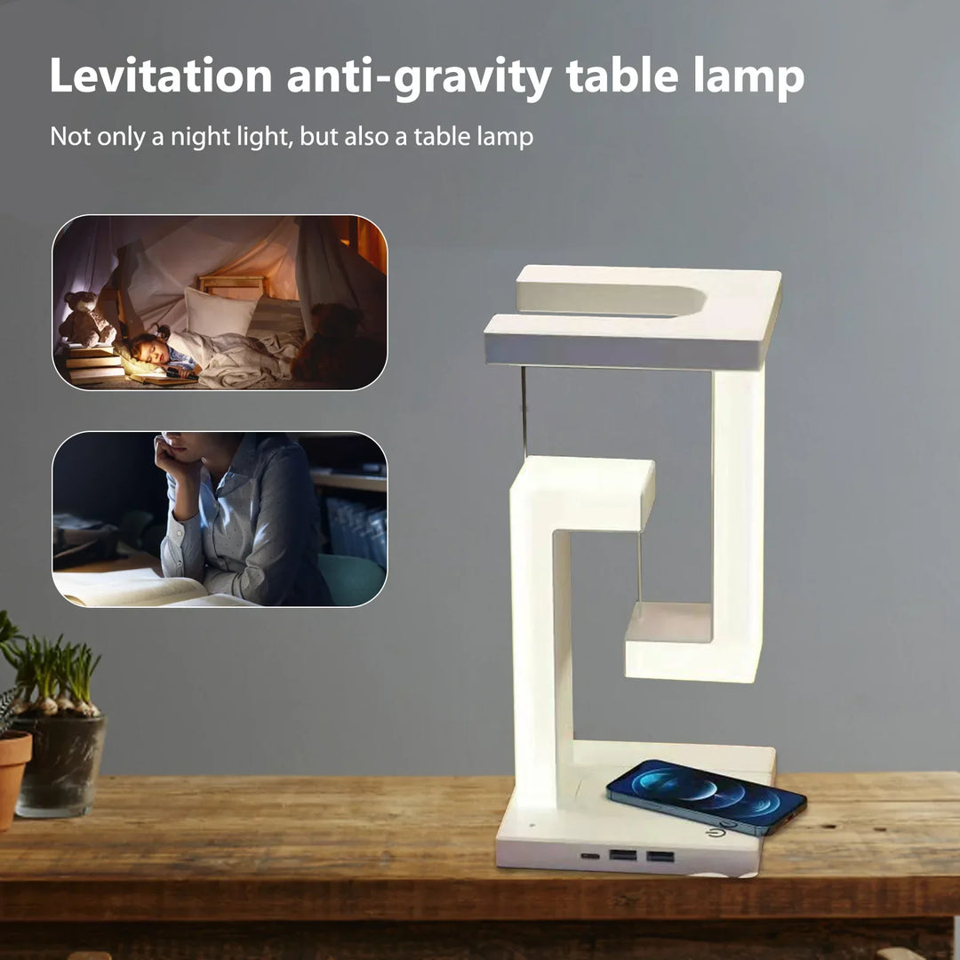Lisslune | Anti Gravity Orbit Wireless Charging Night Lamp
