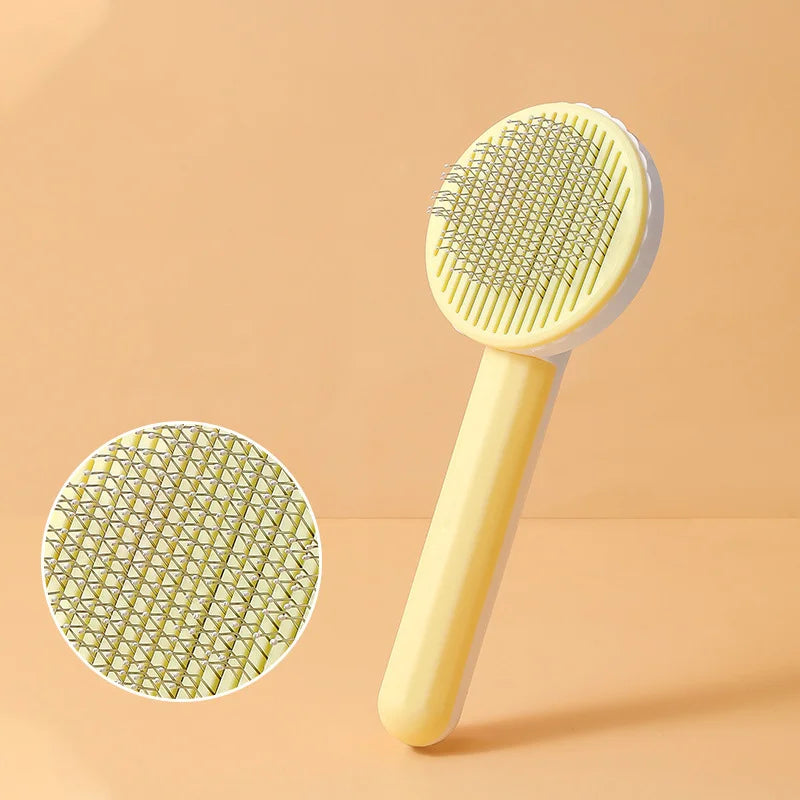 Rynx | Care Pet Hair Remover Brush Cat Dog Hair Comb Removes Comb Short Massager Pet Supplies for Cats Dog Brushes Accessories